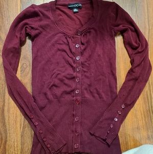 Burgundy long sleeve